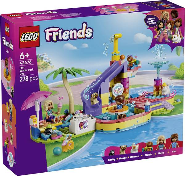 42676 LEGO® FRIENDS Sada se 2 hracích figurkami a 4 hračkacích zvířat