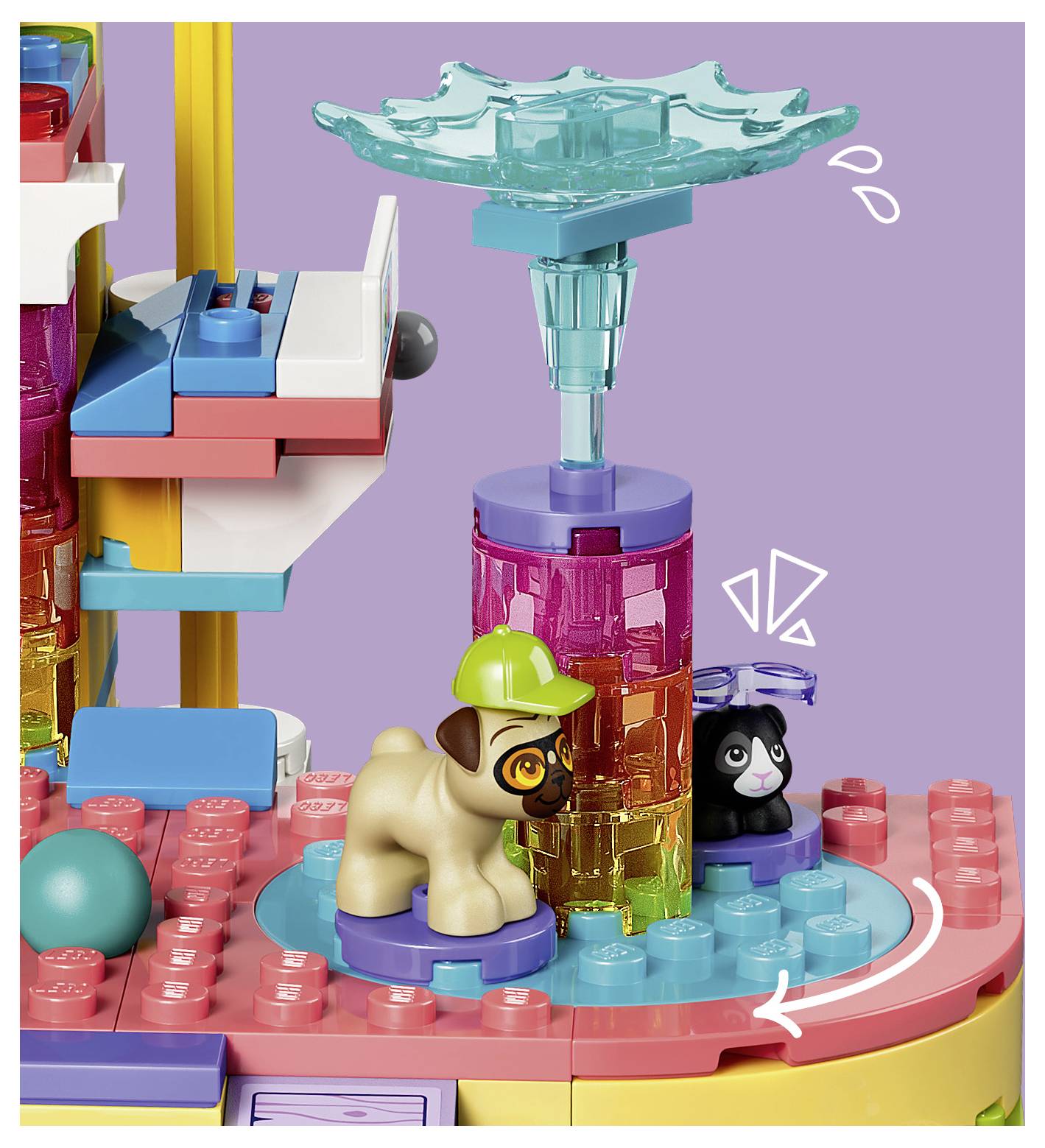 42676 LEGO® FRIENDS Sada se 2 hracích figurkami a 4 hračkacích zvířat-9