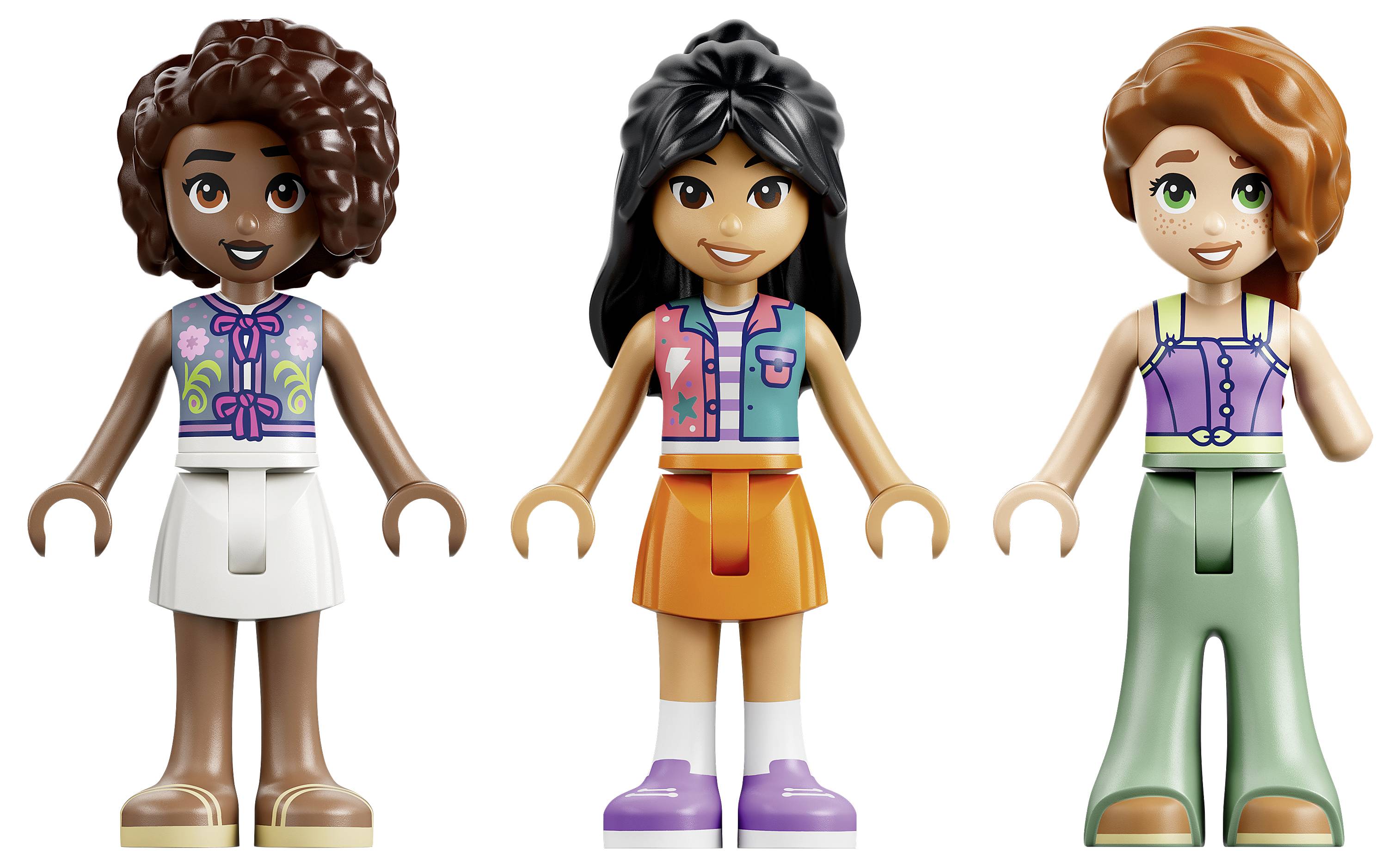 42702 LEGO® FRIENDS Karuselový karuselový kolotoč s květinovým zahozením; hračka se zábavním parkem; kolotoč, 3 hracích -7
