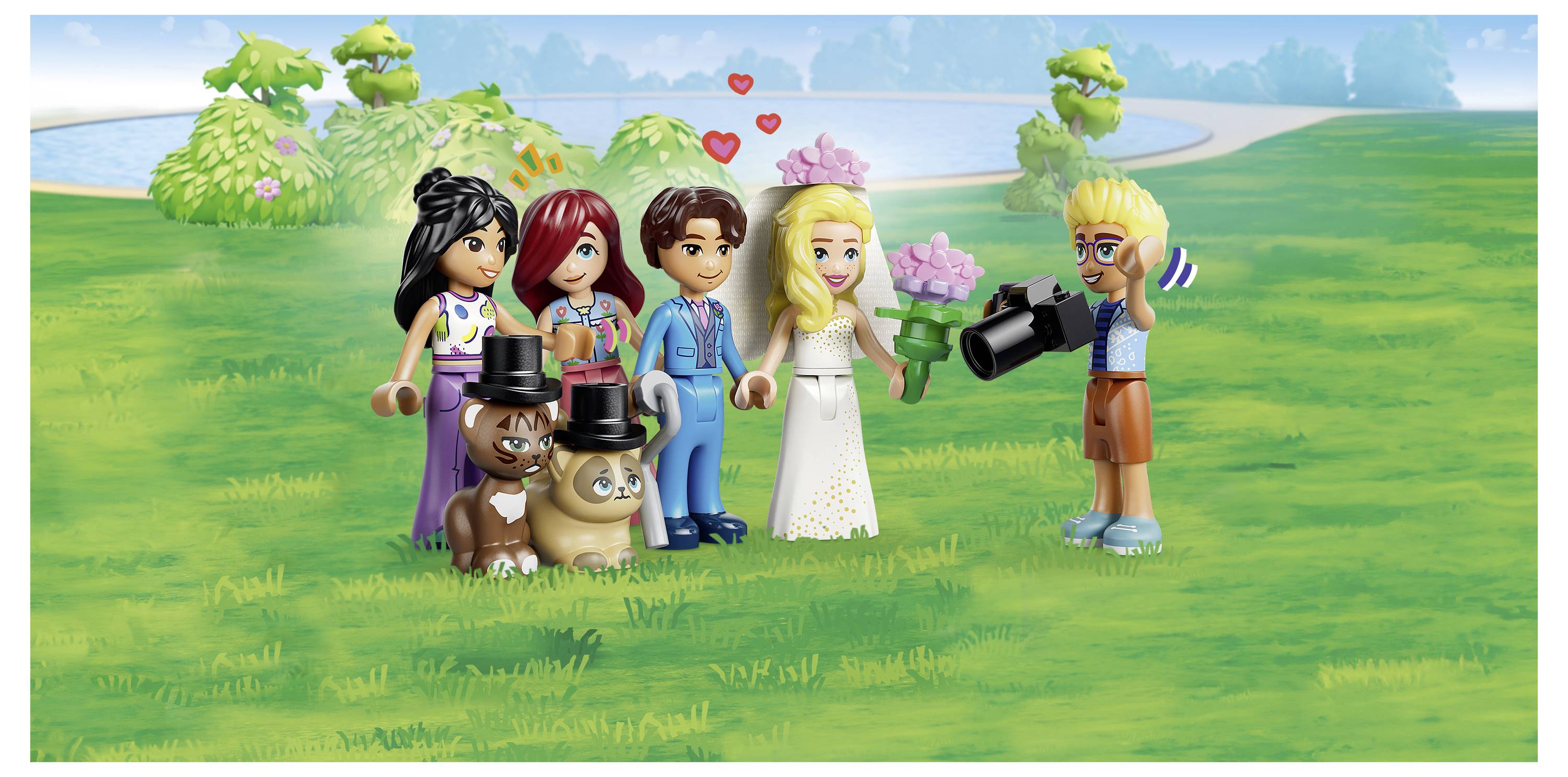42704 LEGO® FRIENDS Hrací sada s 6 hracích figurkami a 2 kočkami-8