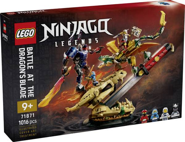 71871 LEGO® NINJAGO Showdown na drachku; stavebnice s akční figurkou