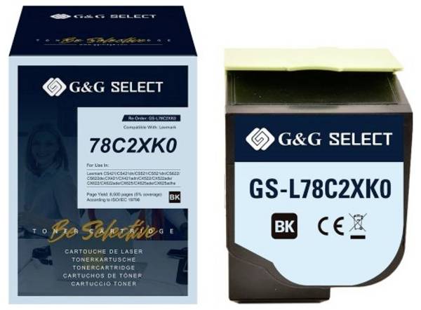 G&G Toner náhradní Lexmark 78C2XK0 kompatibilní  černá 8500 Seiten  GS-L78C2XK0