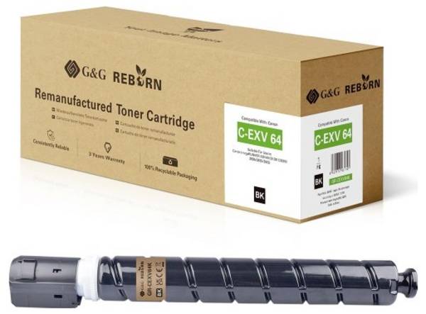G&G Toner náhradní Canon 5753C002 kompatibilní  černá 38000 Seiten  GR-CEXV64K