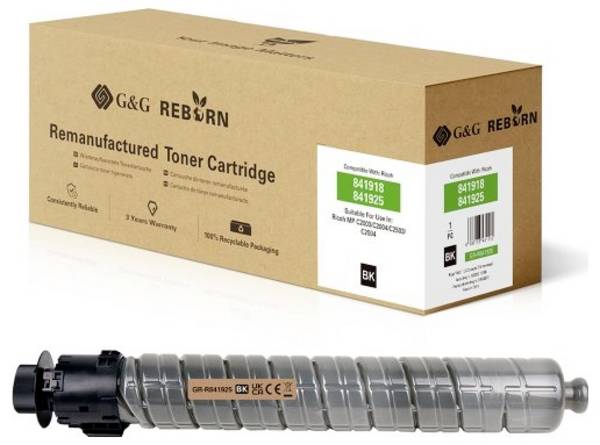 G&G Toner náhradní Ricoh 841925 kompatibilní  černá 15000 Seiten  GR-R841925