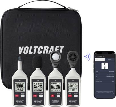 VOLTCRAFT Set-50 DOK Měřič parametrů prostředí-Funkce report