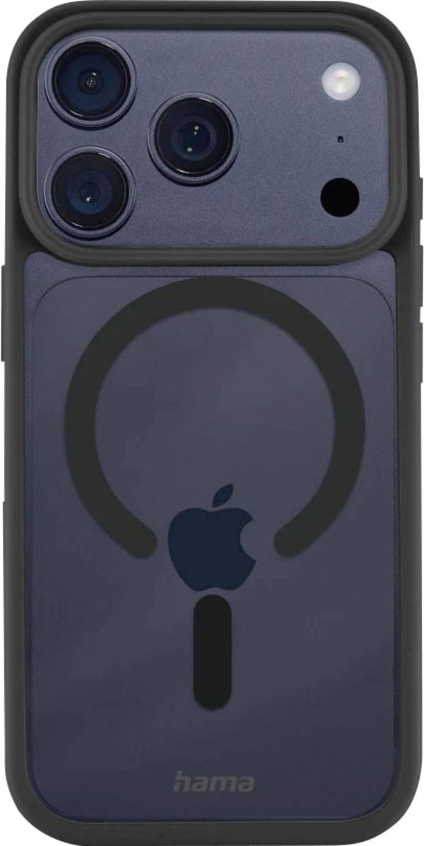 Hama Frame Protect Cover Apple iPhone 17 Pro transparentní, černá  00232425