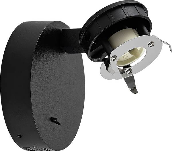 Deko Light Can Tilt Round USB Base 341352 nástěnné světlo GU10  7.5 W  černá (RAL 9005)