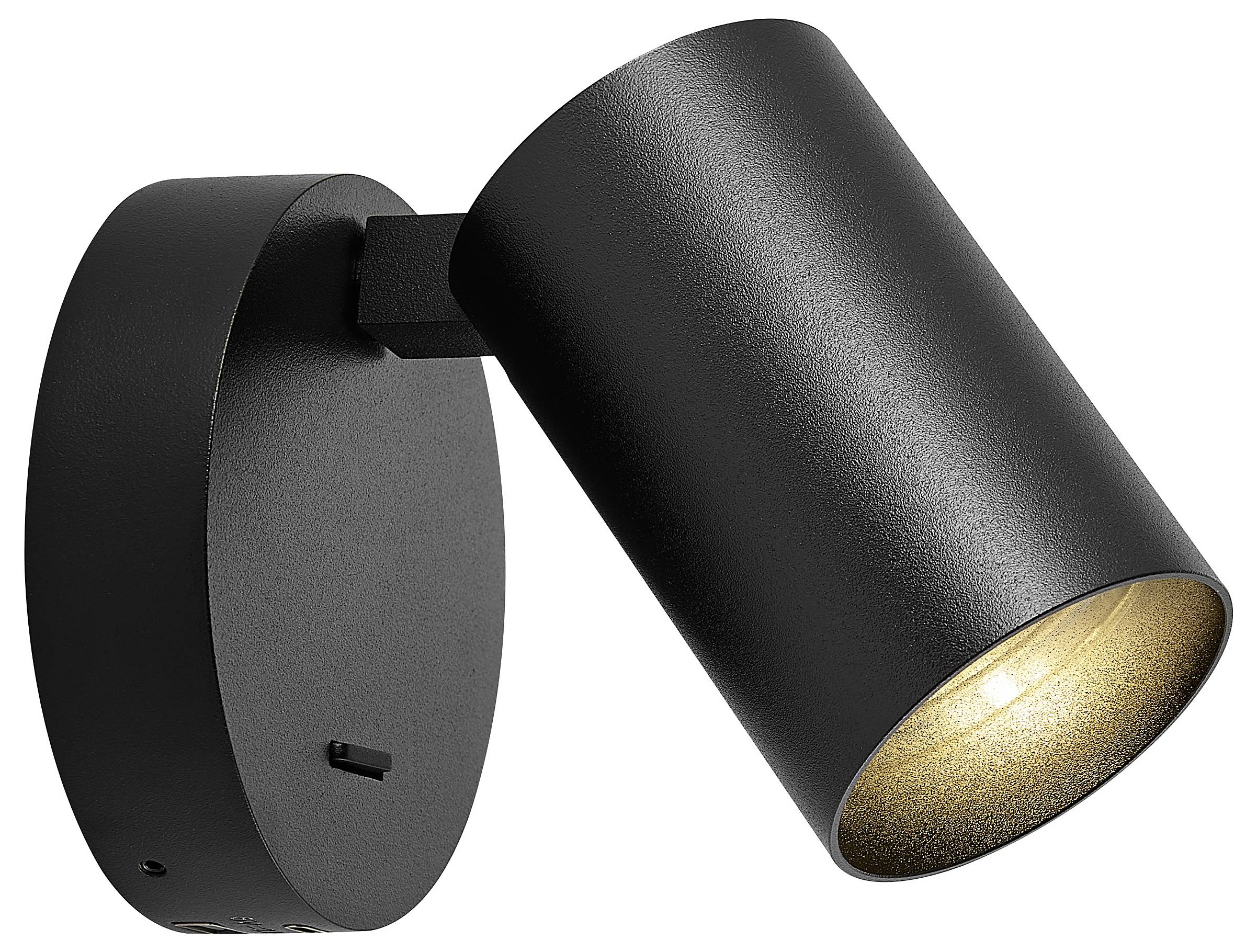 Deko Light Can Tilt Round USB Base 341352 nástěnné světlo GU10 7.5 W černá (RAL 9005)-2