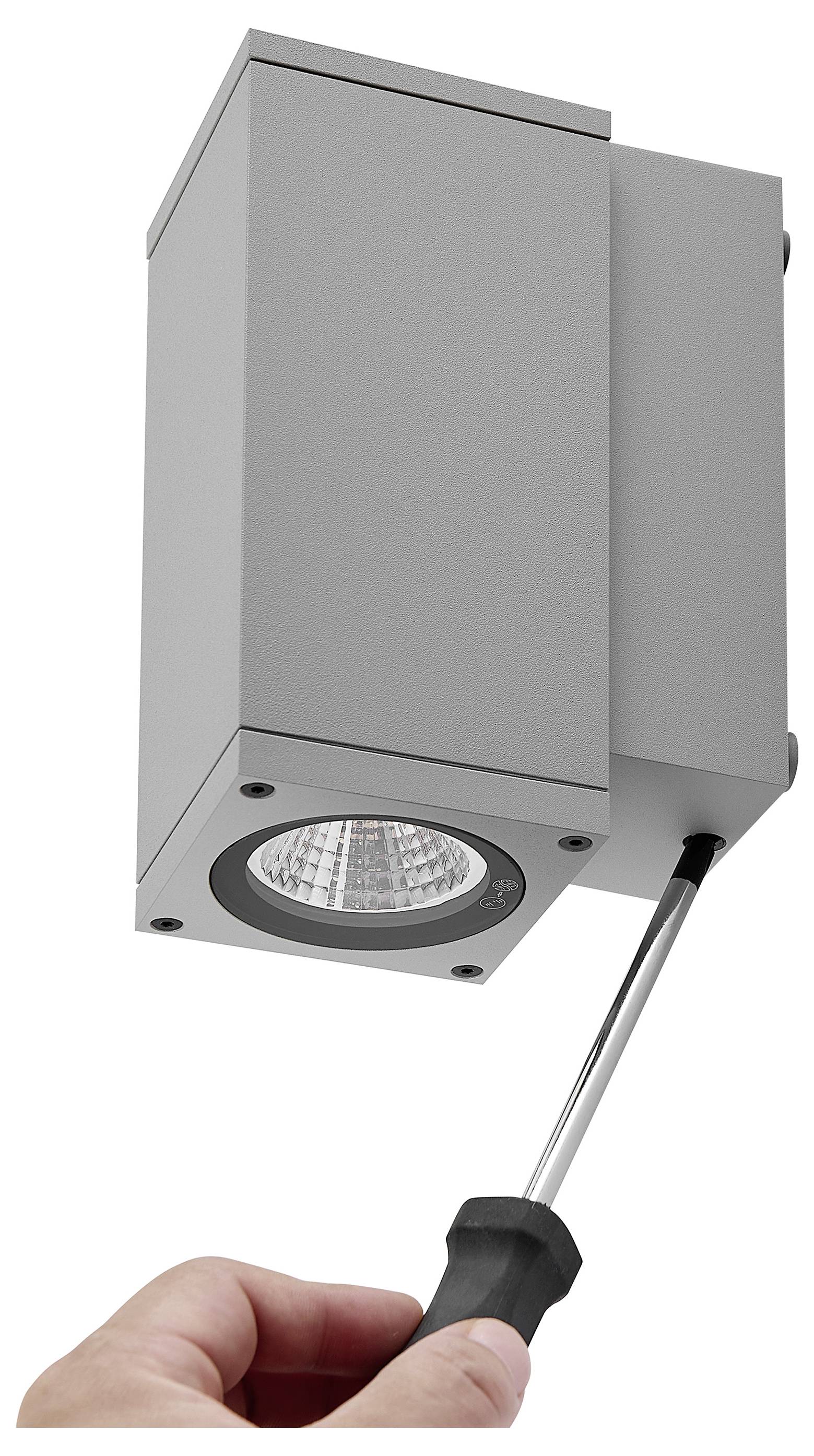 Deko Light ShoreLine Pro Square 731205 Nástěnné svítidlo 6 W LED dopravní šedá (RAL 7042)-9