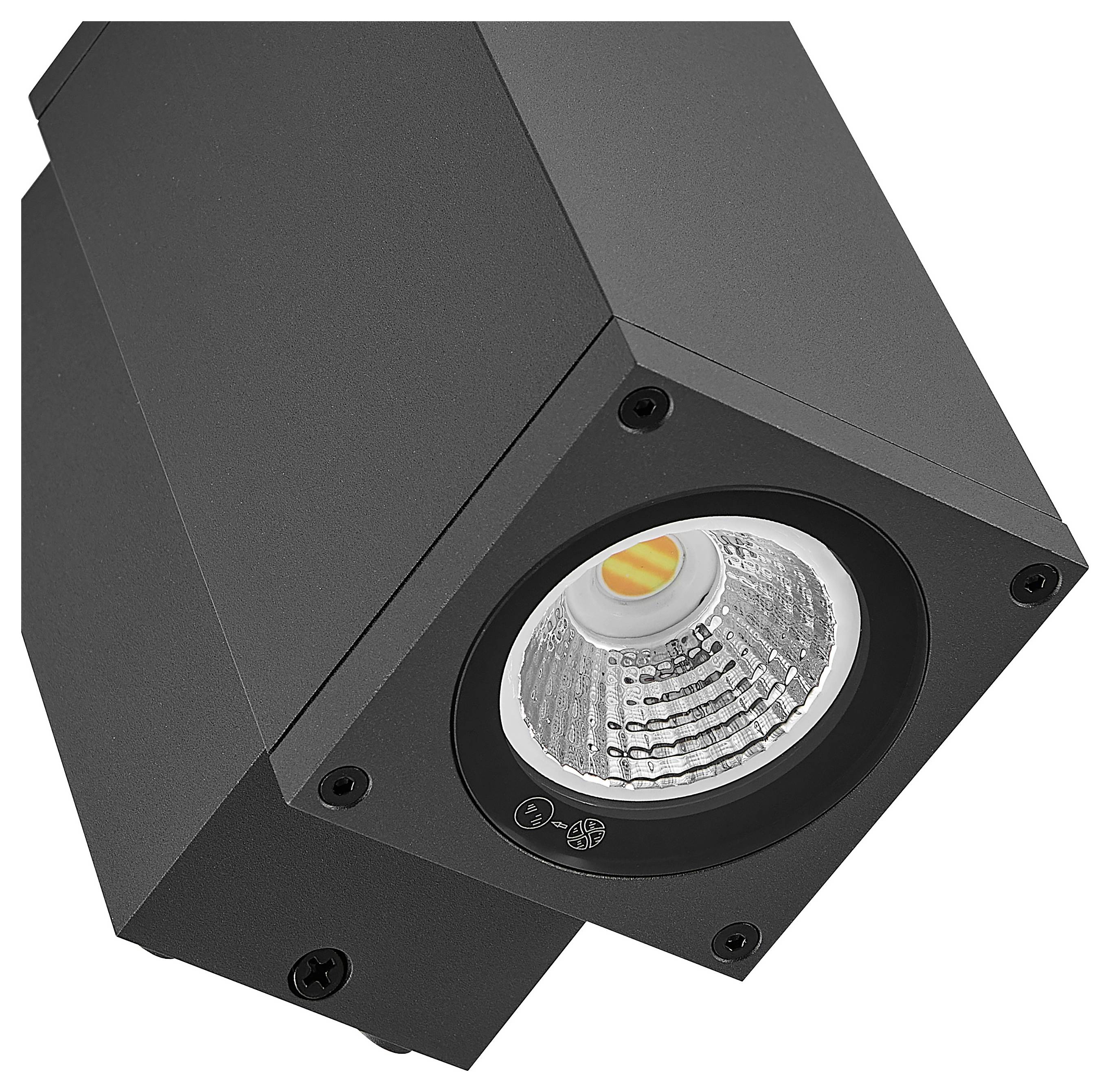 Deko Light ShoreLine Pro Square 731206 Nástěnné svítidlo 6 W LED šedá grafit (RAL 7024)-6