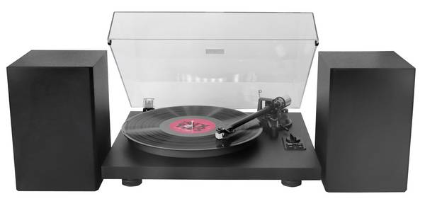 soundmaster EliteLine  gramofon řemínkový pohon černá