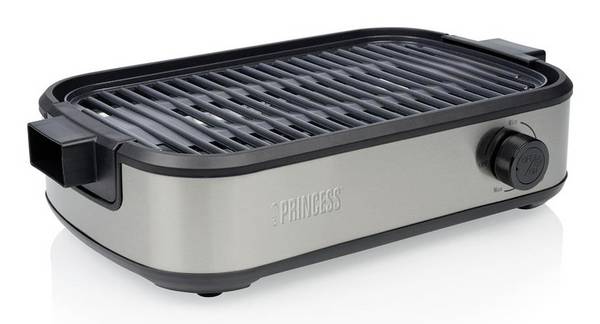Princess 103215 elektrický gril, grilovací deska, stolní gril, stolní gril, černá