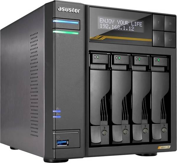 Asustor  NAS server   4 Bay s podporou RAID 90-AS6804T00-MF30