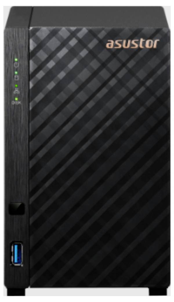 Asustor  NAS server   2 Bay šifrování 256 Bit AES 90-AS1202T00-MA30