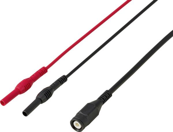 VOLTCRAFT MSC-220 BNC měřicí kabel  1.2 m červená, Černá