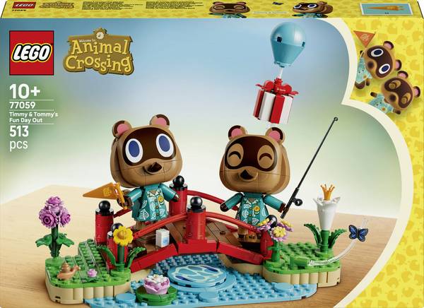 77059 LEGO® Animal Crossing Výlet s Nepp a Schlepp; stavební hračky; sběratelské předměty videohry; Nookové hry jsou chráněny; dárek pro děti od 10 let