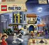 75642 LEGO® ONE PIECE Showdown s kapitánem Smoker; stavební a herní sada; diorama pro vypnutí; dárek pro děti od 9 let; minifigurek: Monkey D. Ruffy, Sanji a Dragon
