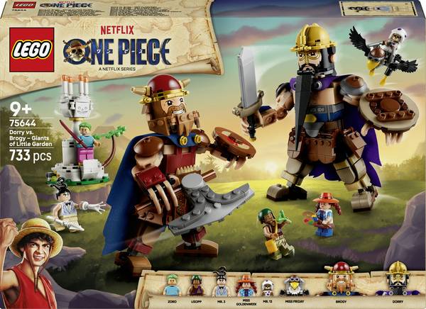 75644 LEGO® ONE PIECE Woogey vs. Boogey - Riesen Little Garden; stavebnice se 8 LEGO figurami pro fanoušky One PIECCE Realfiltrace; dárek pro děti od 9 let