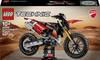 42238 LEGO® TECHNIC Ducati Desmo450 MX Factory motocykl; stavebnice; dvoukolový model s řízením a odpružením; řízení narozenin pro děti od 10 let
