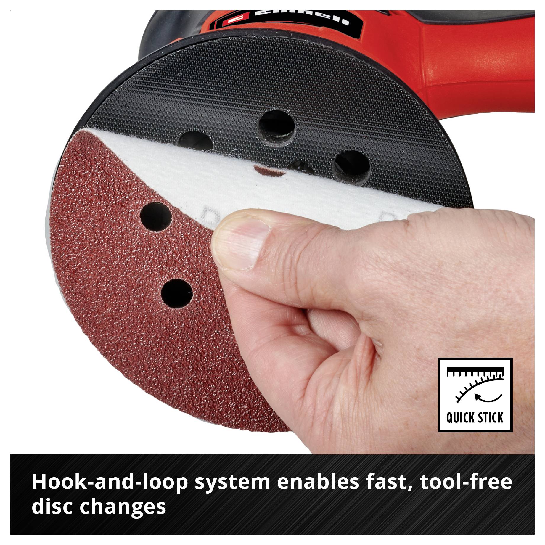 Einhell 492190 brusný papír pro excentrické brusky Zrnitost 180 (Ø x v) 125 mm x 13 cm 100 ks-5