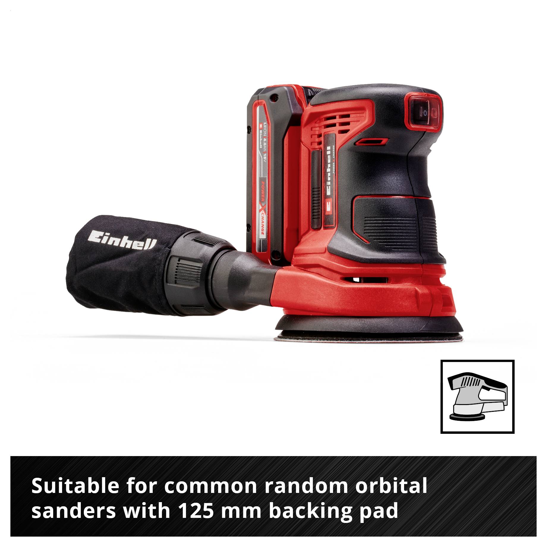 Einhell 492190 brusný papír pro excentrické brusky Zrnitost 180 (Ø x v) 125 mm x 13 cm 100 ks-9