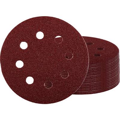 Einhell 492110 brusný papír pro excentrické brusky Zrnitost 60 (Ø x v) 125 mm x 13 cm 50 ks-0