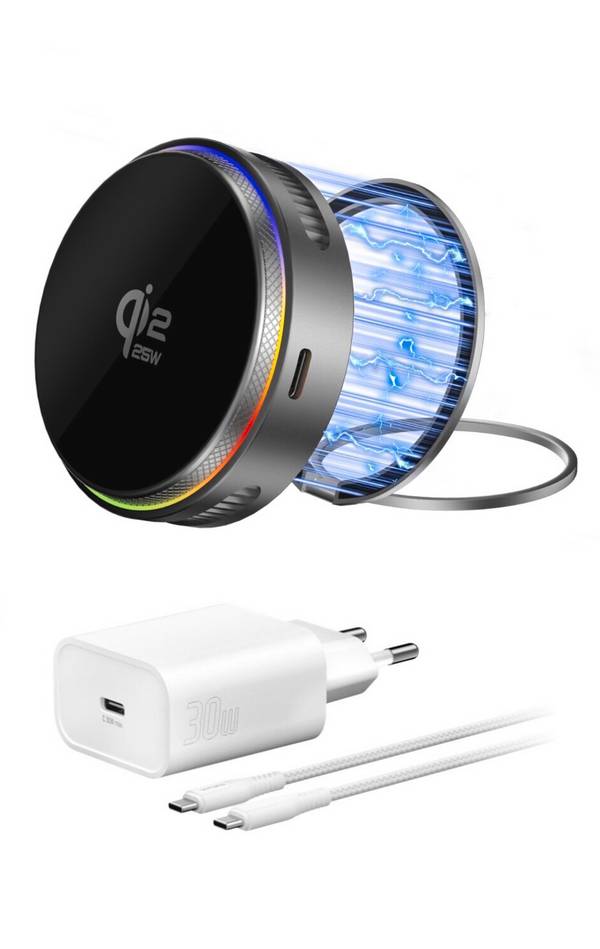 4Smarts nabíjecí stanice  25 W  541761   šedá, bílá