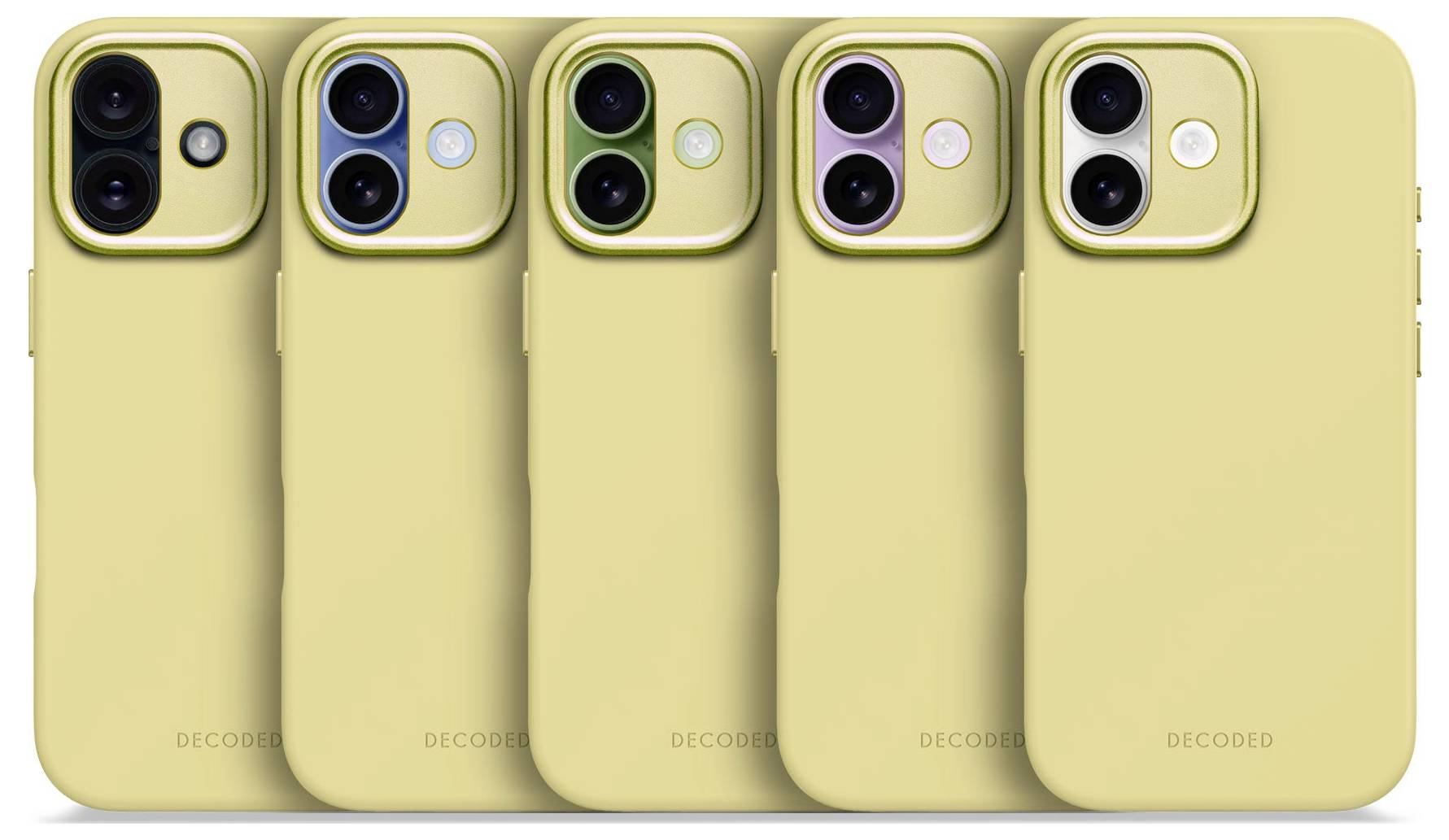 Decoded Decoded AntiMicrobial Silicone Backcover zadní kryt na mobil iPhone 17 žlutá D25IPO17BCS9YW-7