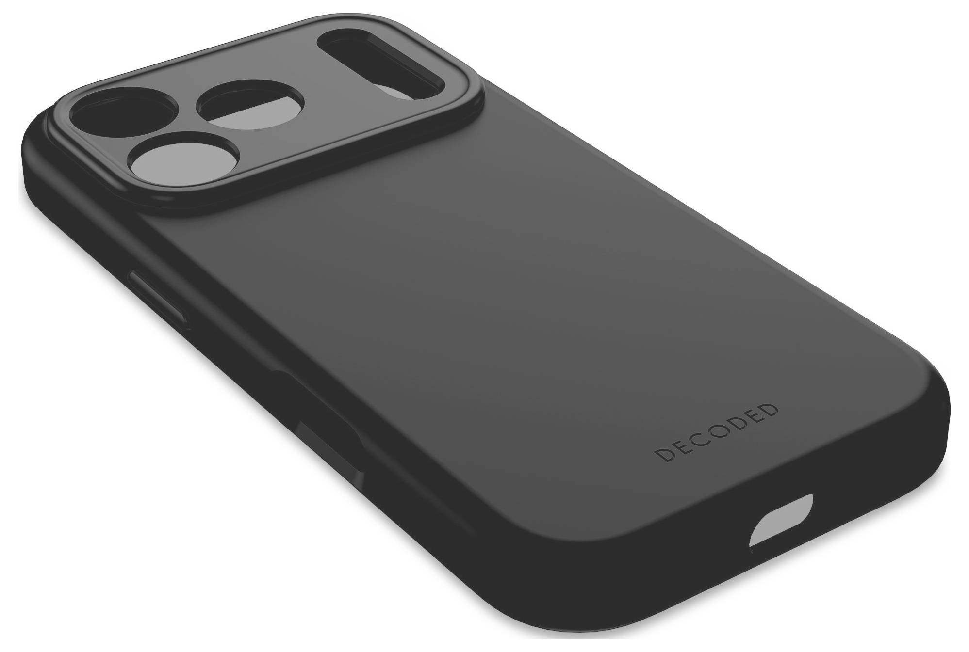 Decoded AntiMicrobial Silicone zadní kryt na mobil iPhone 17 Pro černá D25IPO17PBCS9PK-5