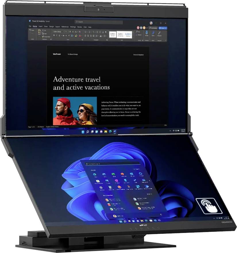 Mobile Pixels Geminos X LCD monitor 61 cm (24 palec)16:9-0
