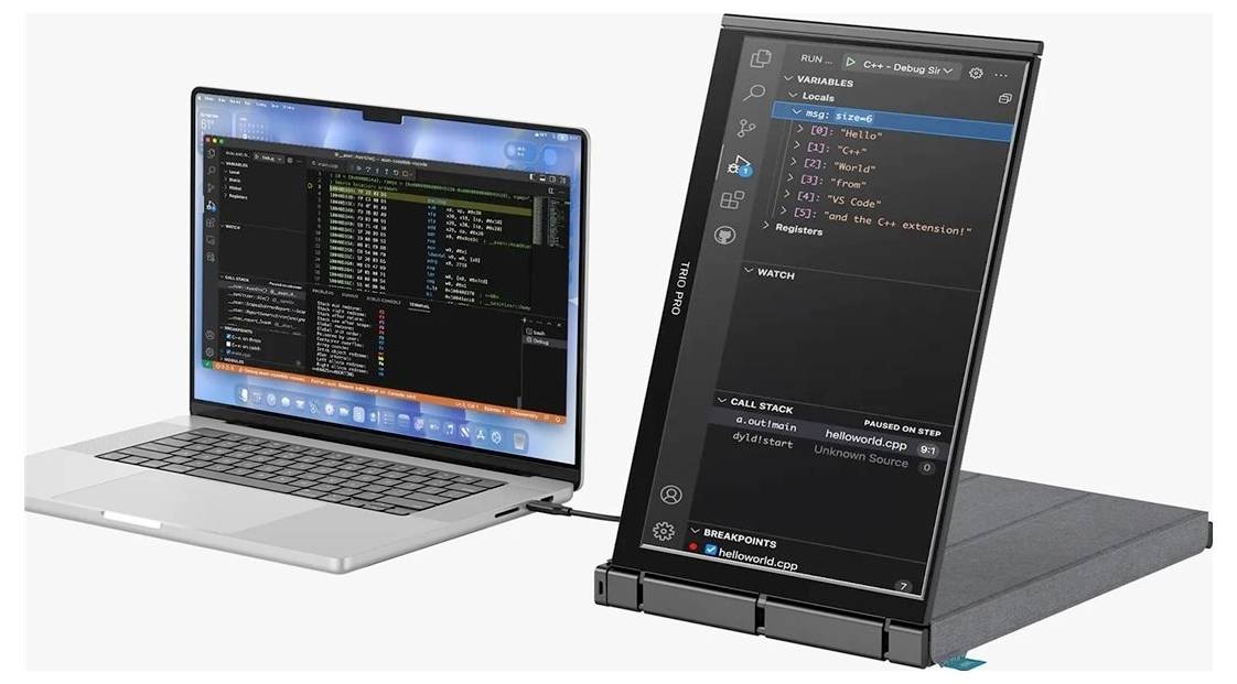 Mobile Pixels Trio 3 Pro Přenosný monitor 35.8 cm (14.1 palec)16:10-4