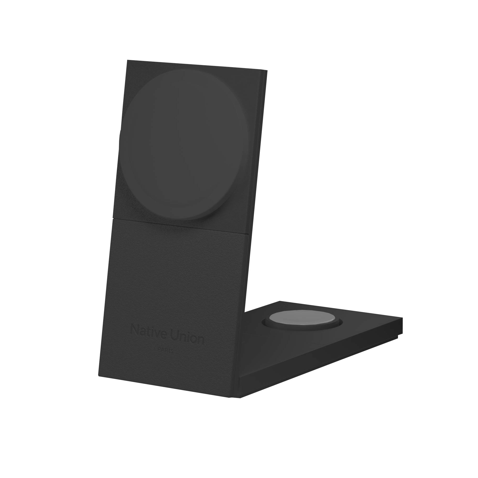 Native Union bezdrátová indukční nabíječka Rise 3-in-1 Qi2 Kabelloses Aufladen RS-3IN1-BLK černá-0