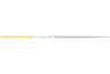 PFERD TOOLS 12474184 PFERD TOOLS CORINOX jehlový pilník 2, velmi tvrdost povrchu trojhranný, 18mm švýcarský pilník Délka 180 mm 12 ks
