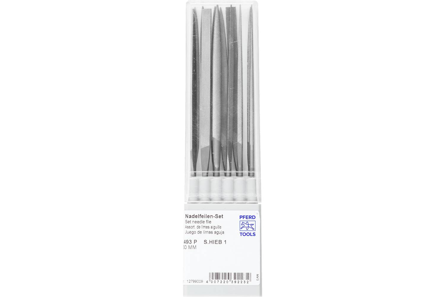 PFERD TOOLS 12799009 Sada PFERD TOOLS PRO přesné jehlové pilníky, 12 ks V plastovém boxu, 160 mm, švýcarské drážky 1, st-0