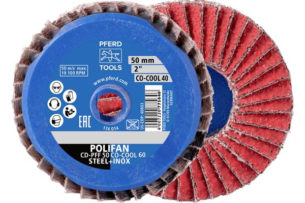 PFERD TOOLS 42719100 Sada brusných kotoučů Průměr 50 mm Zrnitost=40 10 ks