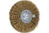 PFERD TOOLS Kulatý PFERD TOOLS, neopft RBU Ø 70 x 15 mm dřík-Ø6 mm, mesingter z oceli, drát-Ø 0,25 mm RBU 7015/6 LIT STM 0,25 43105005 10 ks