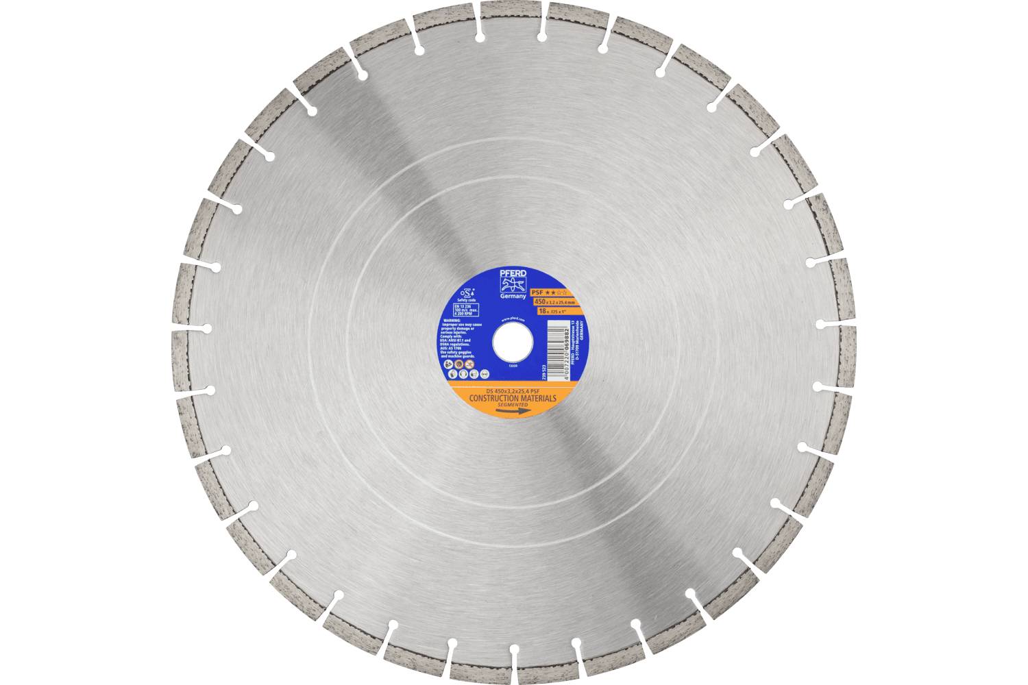 PFERD TOOLS 68300055 DS 450X3,2X25,4 START diamantový řezný kotouč Průměr 450 mm Ø otvoru 25.4 mm cihla, Železobeton, ká-0