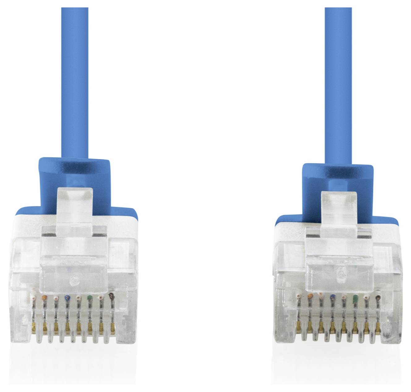 Digitus DK-1618-020S-B-10 RJ45 síťové kabely, propojovací kabely CAT 6 U/UTP 2 m modrá 10 ks-2
