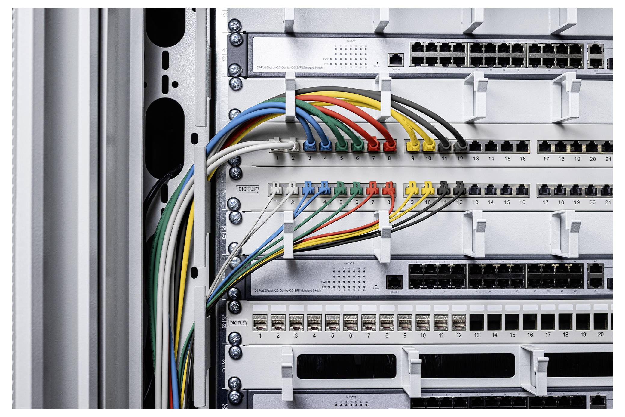 Digitus DK-1618-020S-B-10 RJ45 síťové kabely, propojovací kabely CAT 6 U/UTP 2 m modrá 10 ks-3