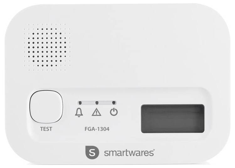 Smartwares FGA-13042, FGA-13042 detektor oxidu uhličitého na baterii, detekce oxidu uhelnatého (CO)-1