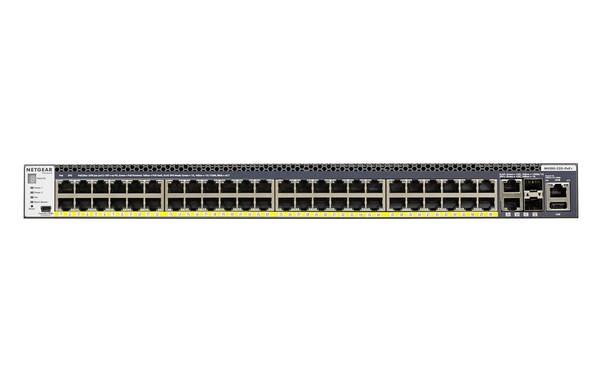 NETGEAR GSM4352PA-100NES M4300-52G-PoE+ síťový switch RJ45/SFP+  176 Gbit/s