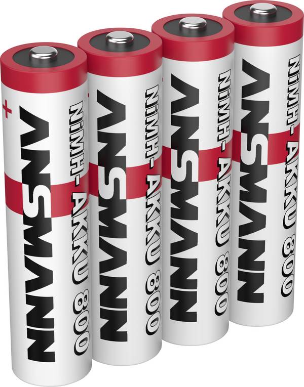 Ansmann  akumulátor AAA Ni-MH 800 mAh 1.2 V 4 ks