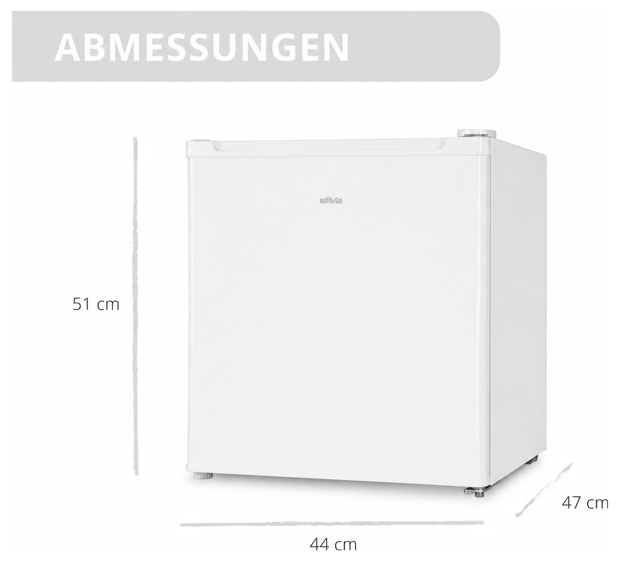 Silva Homeline GB 1565 mrazicí box Energetická třída (EEK2021): E (A - G) 33 l stojící spotřebič bílá-2
