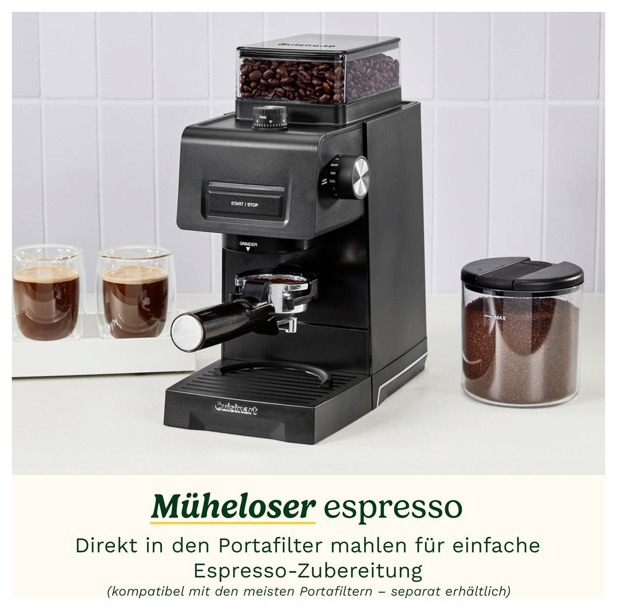 Cuisinart CBM22E mlýnek na kávu černá-1