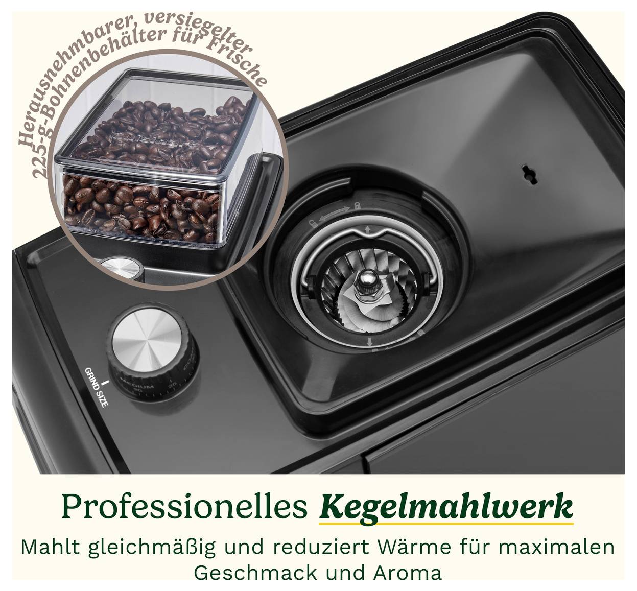 Cuisinart CBM22E mlýnek na kávu černá-3