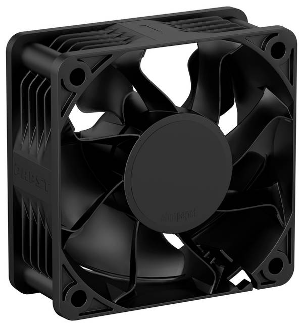 EBM Papst AxiFlow VWCD060WHDHS axiální ventilátor, 12 V, 76 m³/h, (d x š x v) 25 x 60 x 60 mm, 8300101143