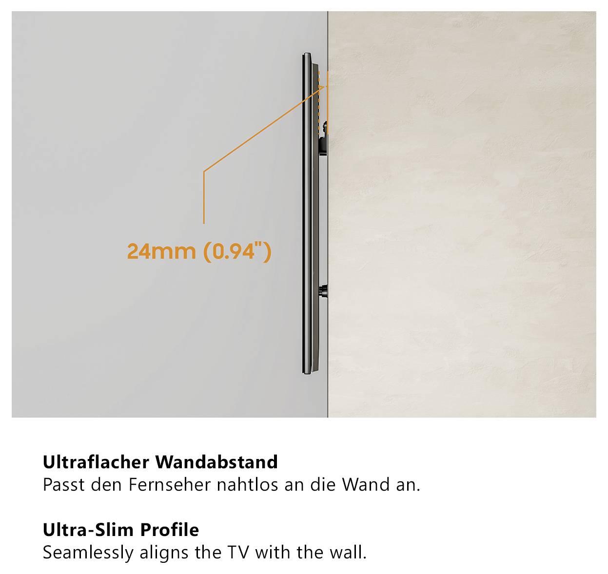 My Wall TV držák na zeď 81,3 cm (32") - 248,9 cm (98") pevný-2