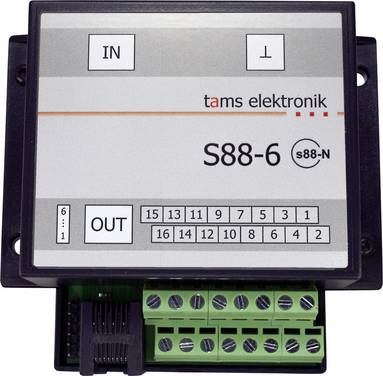 TAMS Elektronik 44-01607-01 S88-6 dekodér zpětného hlášení