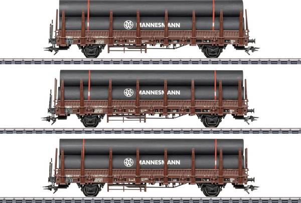 Märklin 046563 Klanicový vagon AC Sada 1 s trubicemi