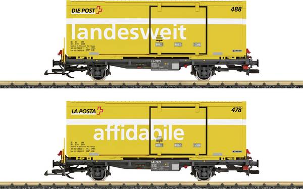 LGB L45886 G Post kontejnerový vůz-Set RIB
